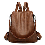 VINTAGE Small Vegan Leather Backpack