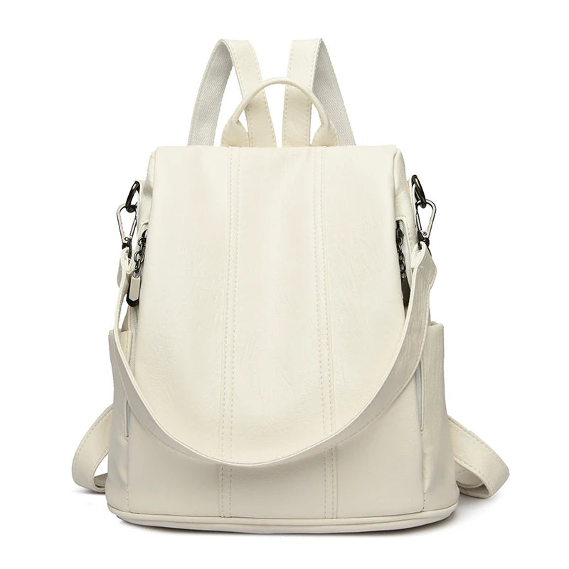 VINTAGE Small Vegan Leather Backpack