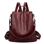 VINTAGE Small Vegan Leather Backpack