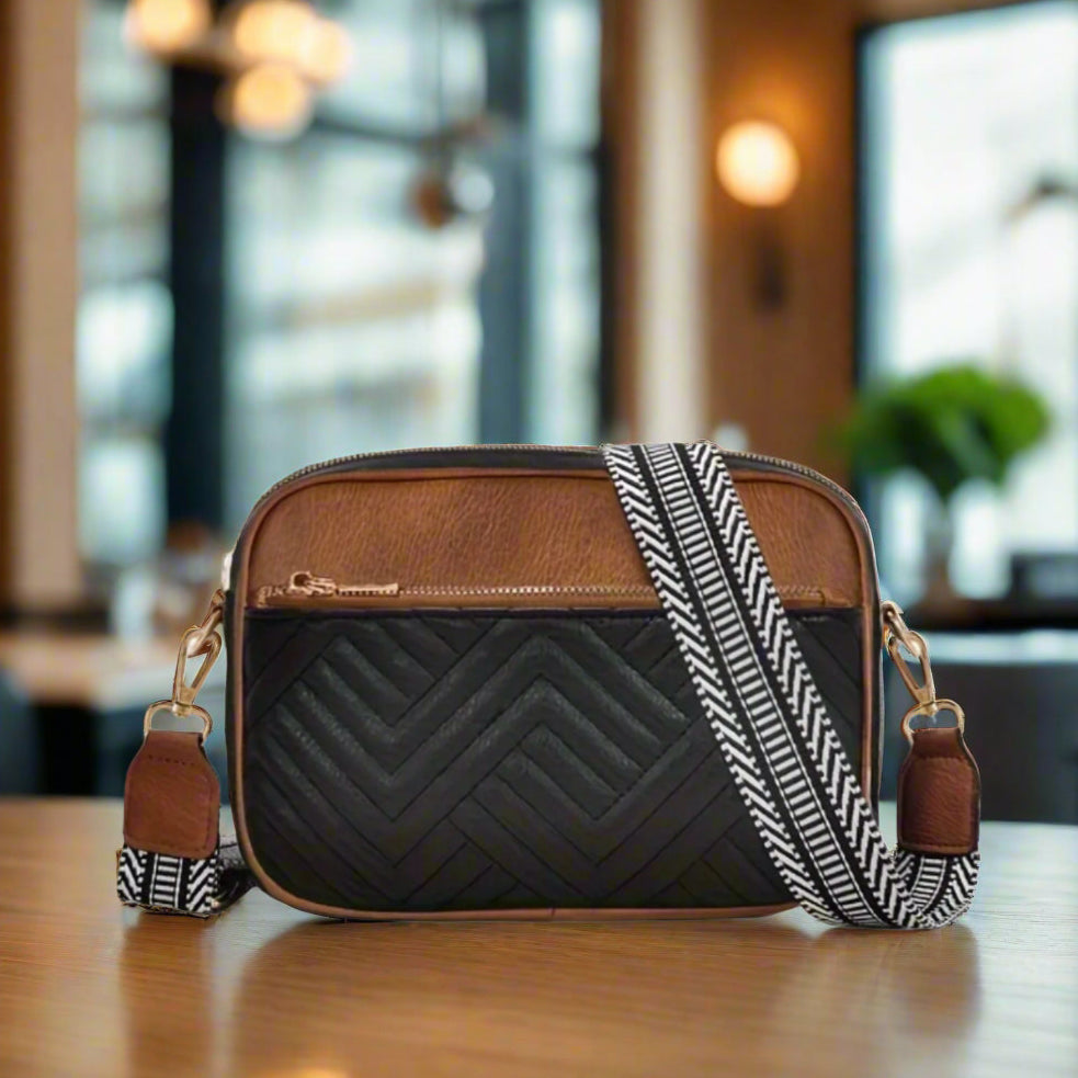 RETRO Mini Vegan Leather Shoulder Bag