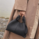 VINTAGE Large Vegan Leather Handbag / Crossbody Bag