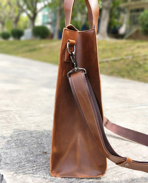 CASUAL Vegan Leather Tote Bag