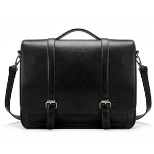 black leather briefcase backpack asia ECOSUSI Vegan Leather Floral Pattern Laptop Bag / Briefcase / Backpack – VEGIA Bags – Vegan backpacks, vegan handbags, vegan totes & vegan laptop bags