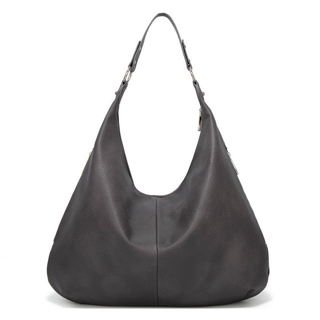 Large Black Hobo Bag Vegan Leather Tote Bag Everyday Carry -  Finland