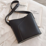 CEZIRA Vegan Leather Crossbody Bucket Bag