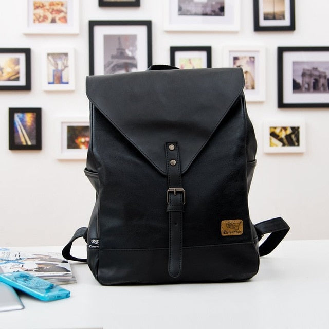 THREE BOX Vegan Leather Backpack – VEGIA Bags – Vegan backpacks, vegan handbags, vegan totes & vegan laptop bags
