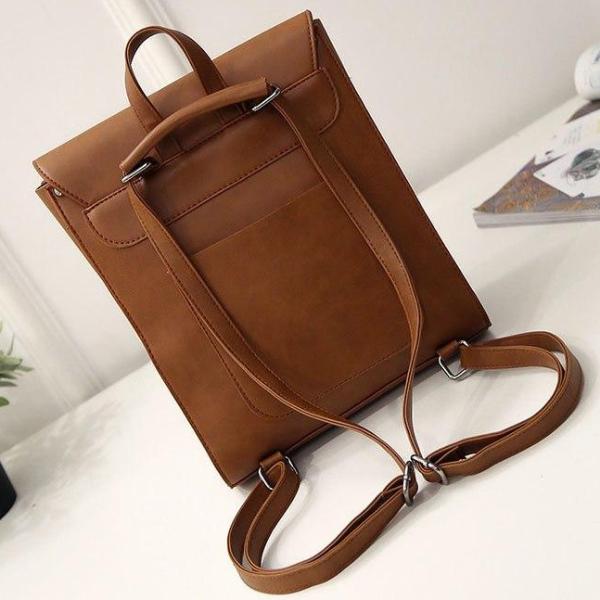 Vintage Brown Rustic Leather Rucksack Backpack, Messenger Bag, Sling  Shoulder Bag YD8062 | MoshiLeatherBag - Handmade Leather Bag Manufacturer
