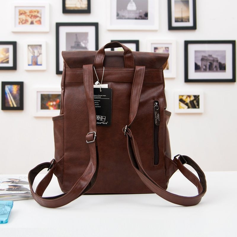 THREE BOX Vegan Leather Backpack – VEGIA Bags – Vegan backpacks, vegan ...