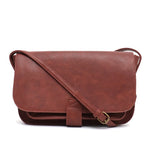 CEZIRA Vintage Style Vegan Leather Crossbody Handbag